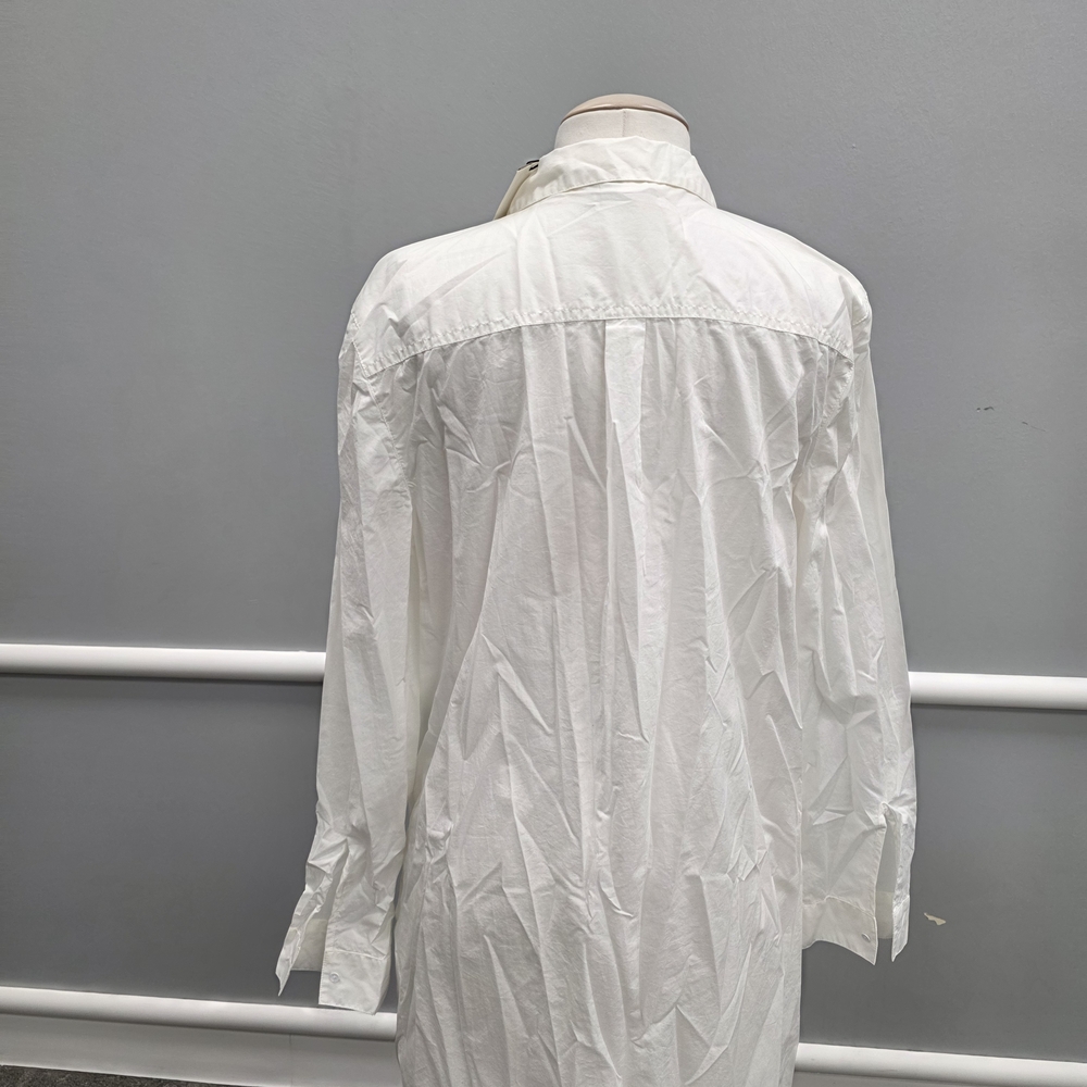Calvin Klein Jeans Crisp White Long Sleeve Dress - Picture 7 of 10